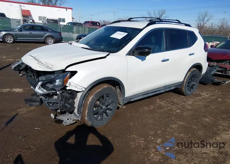 2018 Nissan Rogue Sv z USA, uszkodzony, nr VIN 5N1AT2MV1JC820564